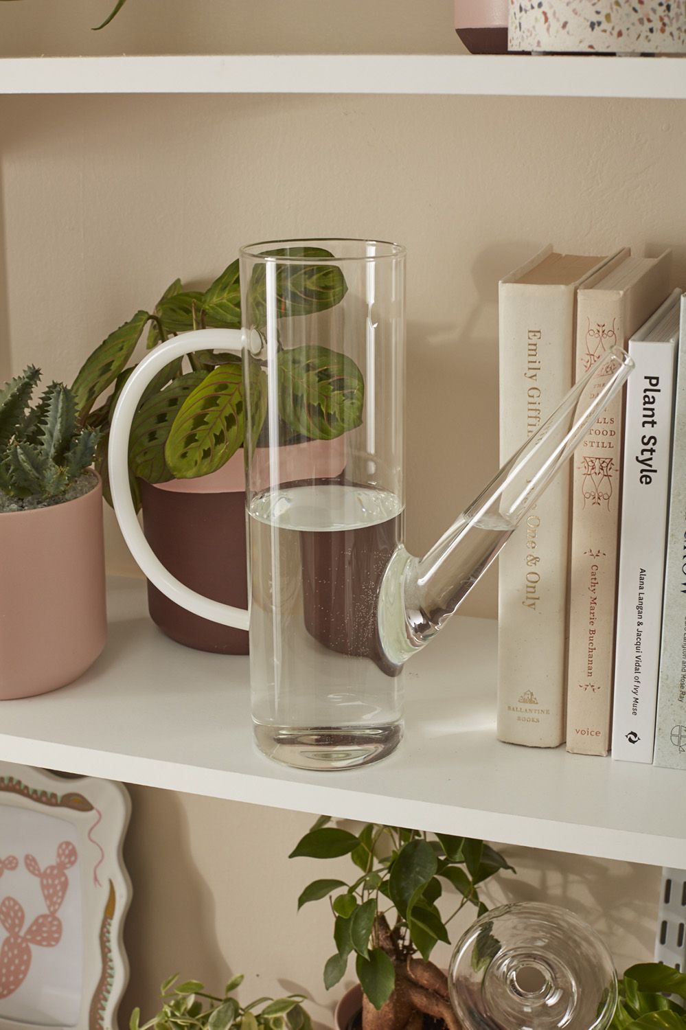 Arlo Glass Watering Can Viburnum Home